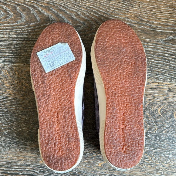 Superga Purple Velvet Sneakers 40 Women’s 9 - Picture 5 of 6